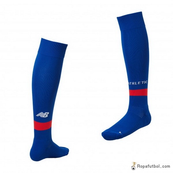 Calcetines Athletic Bilbao Replica Segunda Ropa 2018/19 Azul